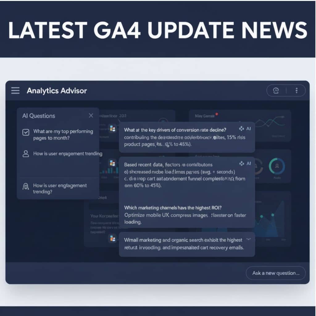 Analytics Advisor AI Chat in GA4