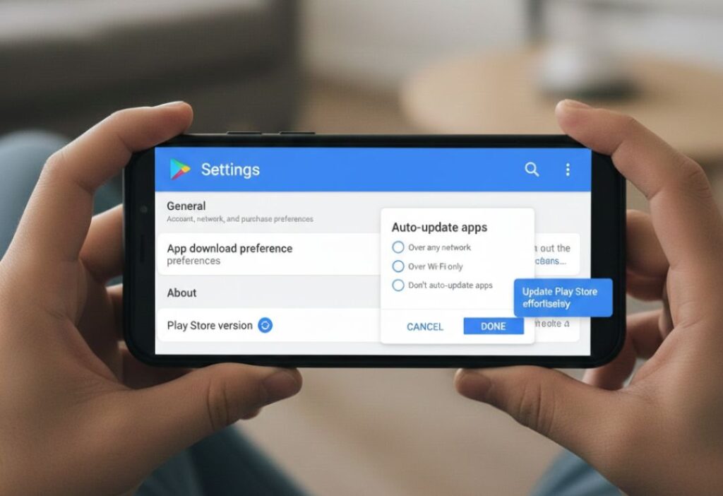 Automatic Update Settings in Play Store
