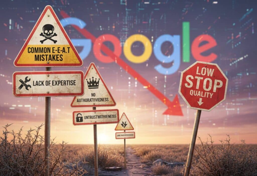 Common Mistakes That Hurt Google E-E-A-T SEO