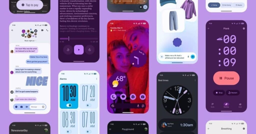Google Messages App Design