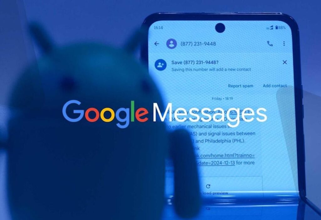 Latest Google Messages App Design 