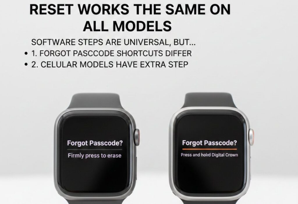 Reset Works the Same on All Models