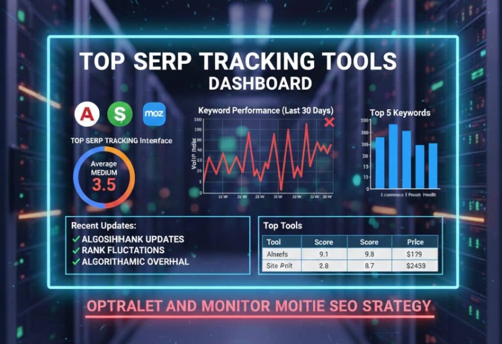 Top SERP Tracking Tools Interface