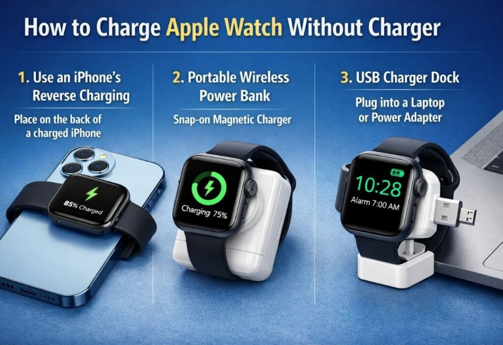 How to Charge Apple Watch Without Charger: Easy Methods Explained