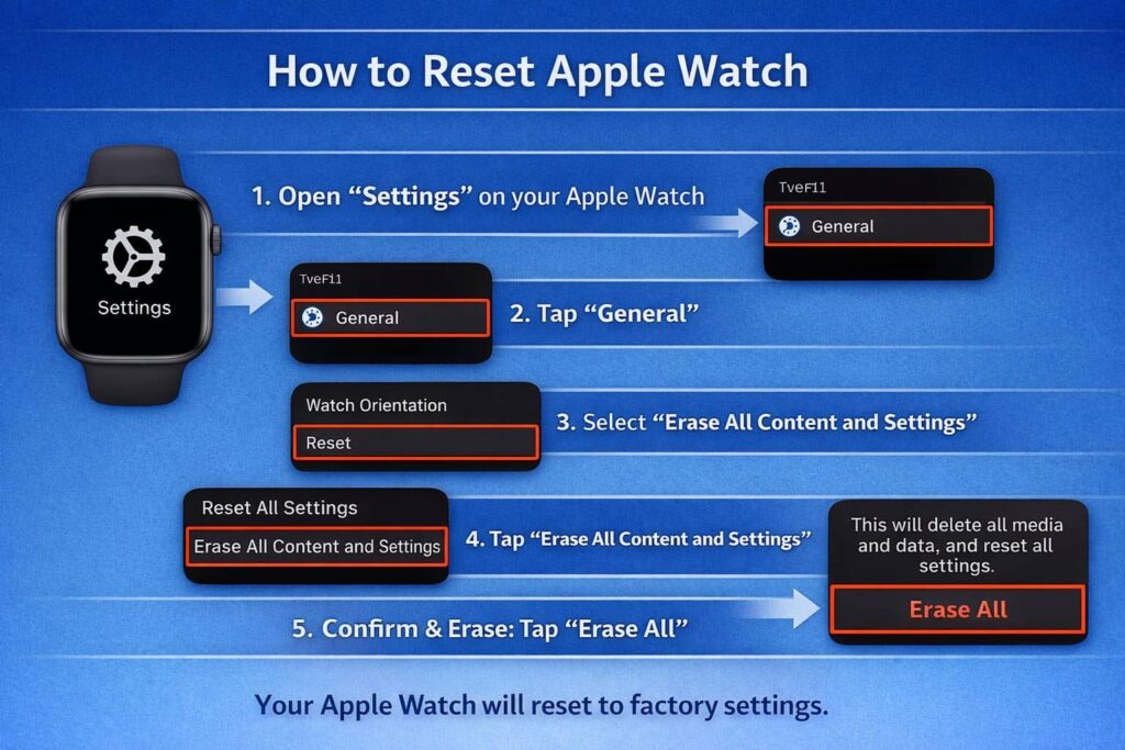 How to Reset Apple Watch: Easy Step-by-Step Guide for All Models