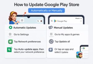 Update Google Play Store Automatically or Manually
