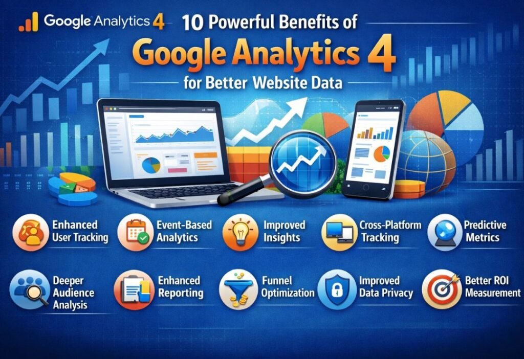 10 Powerful Benefits of Google Analytics 4 for Better Website Data